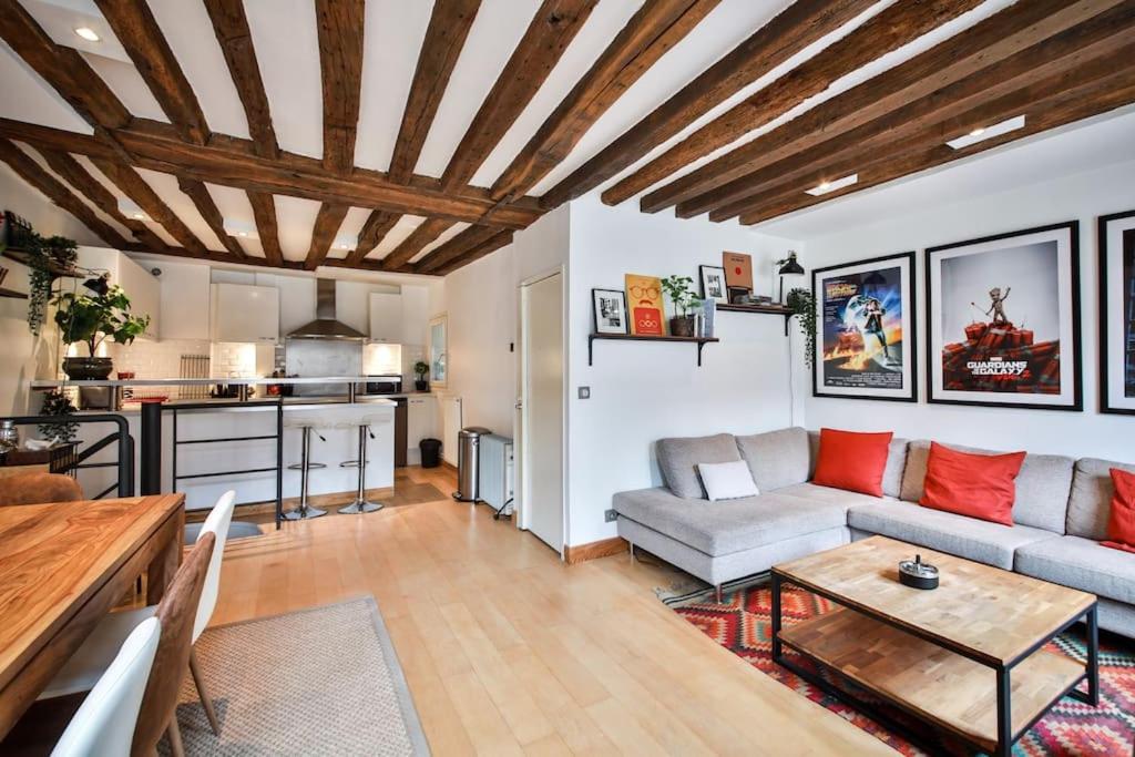 Typical Parisian Duplex#4Pers#Le Marais Apartment Exterior foto